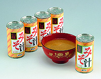 保存用みそ汁缶